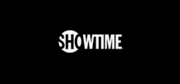 Showtime logo in black and white.