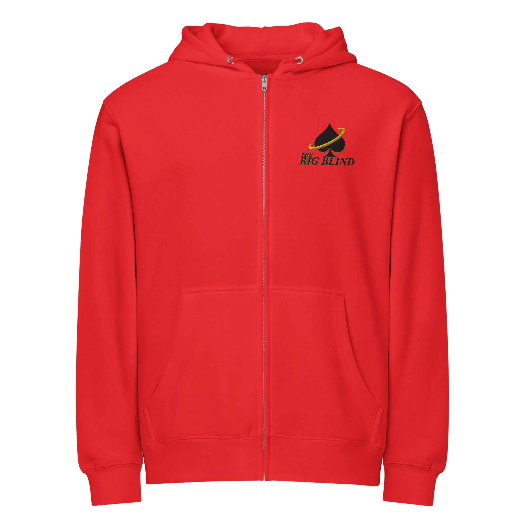 Big Blind Full Zip Hoodie Black Logo