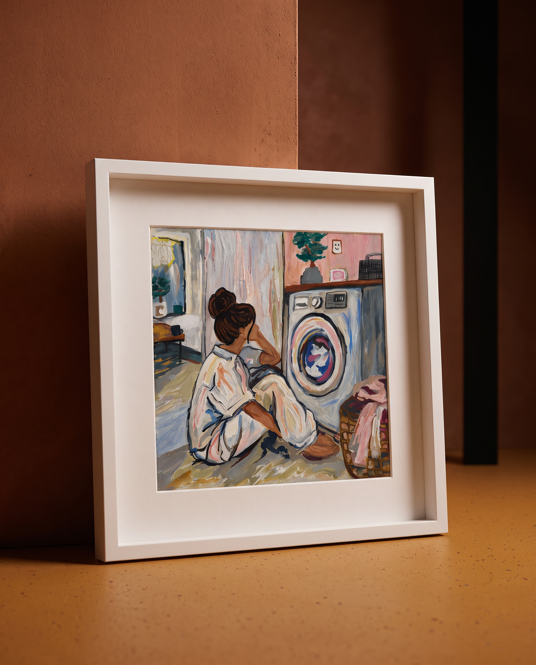 Laundry Day, 20 × 20 cm