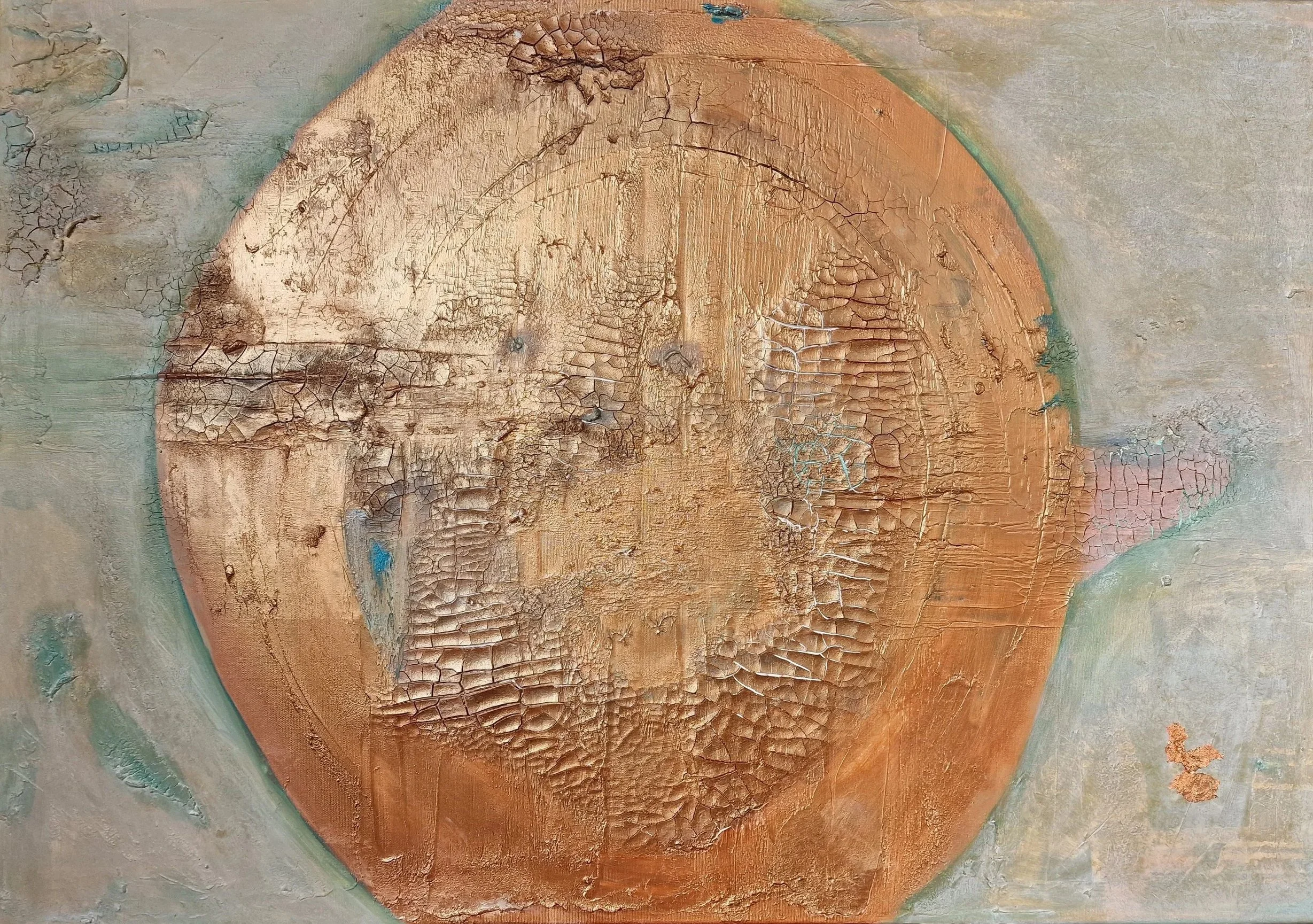 Circle Nr. 6 / 70 x 100 cm Leinwand - VERKAUFT - 