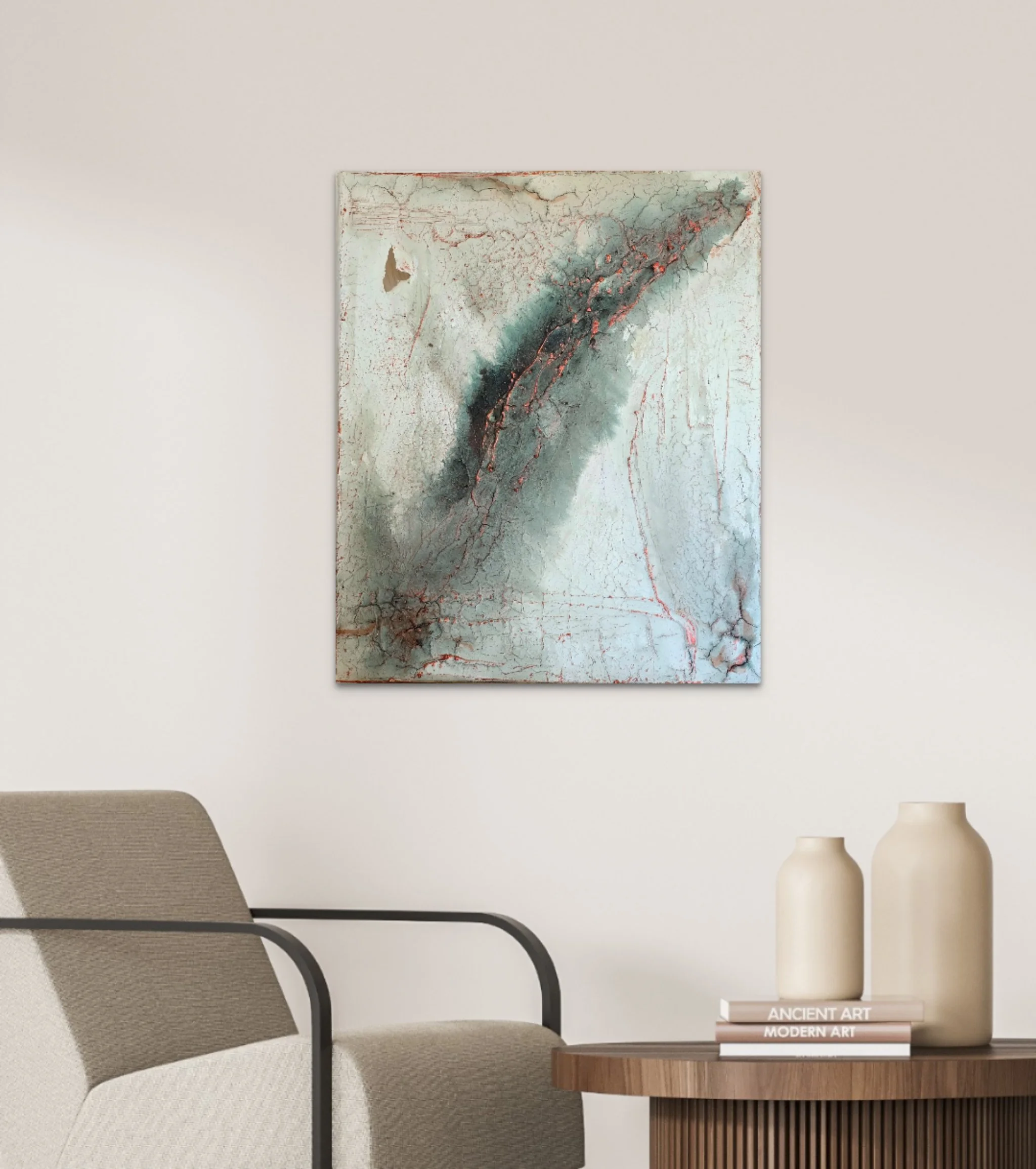 Zeitlinien / 50 x 60 cm