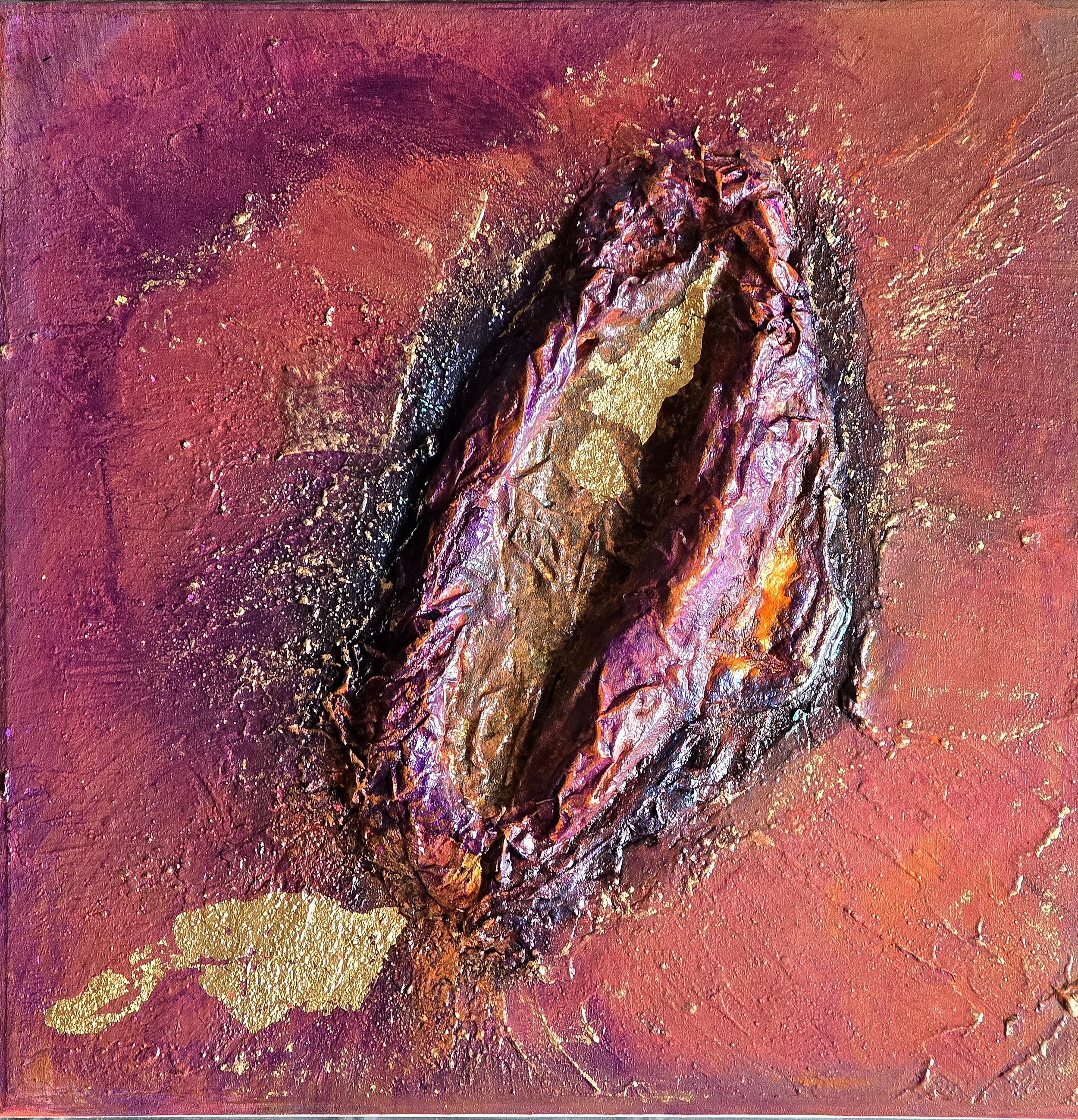 JULI 2025 / 30 x 30 cm / Holzgrund