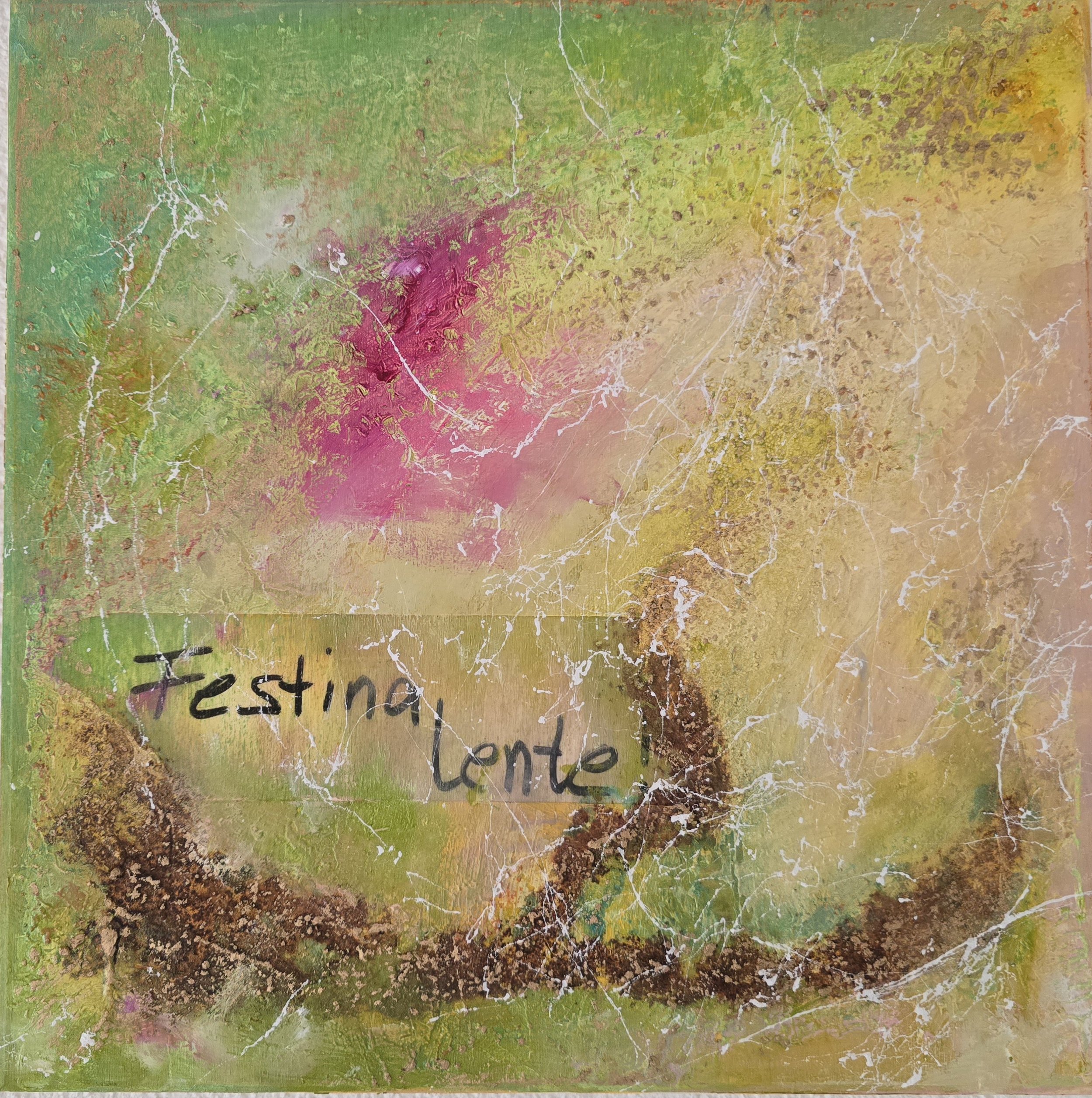 FEBRUAR 2025 / 30 x 30 cm / Holzgrund