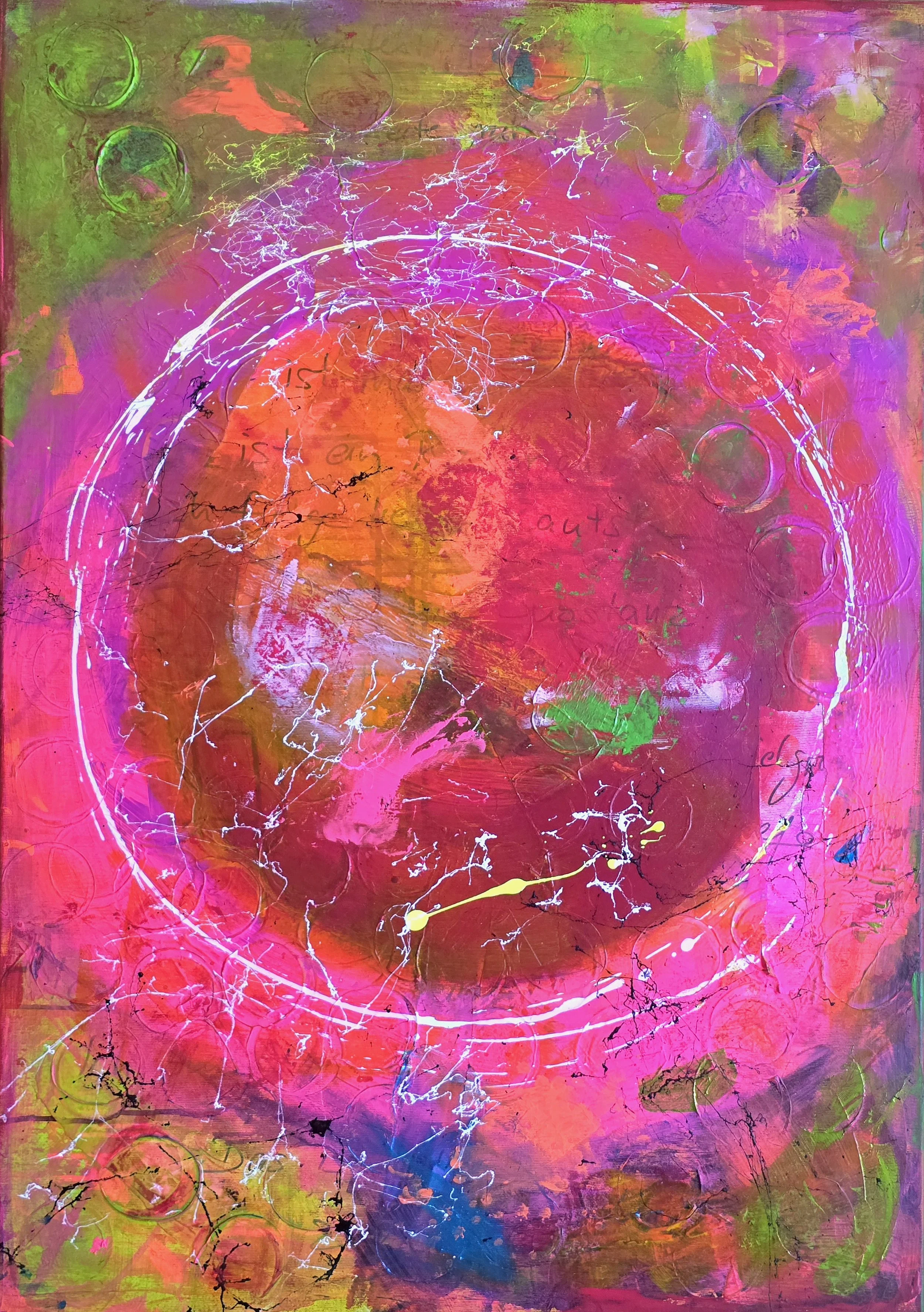 Circle "Manifest" / 70 x 100 cm Leinwand / Strukturen / Acrylfarbe