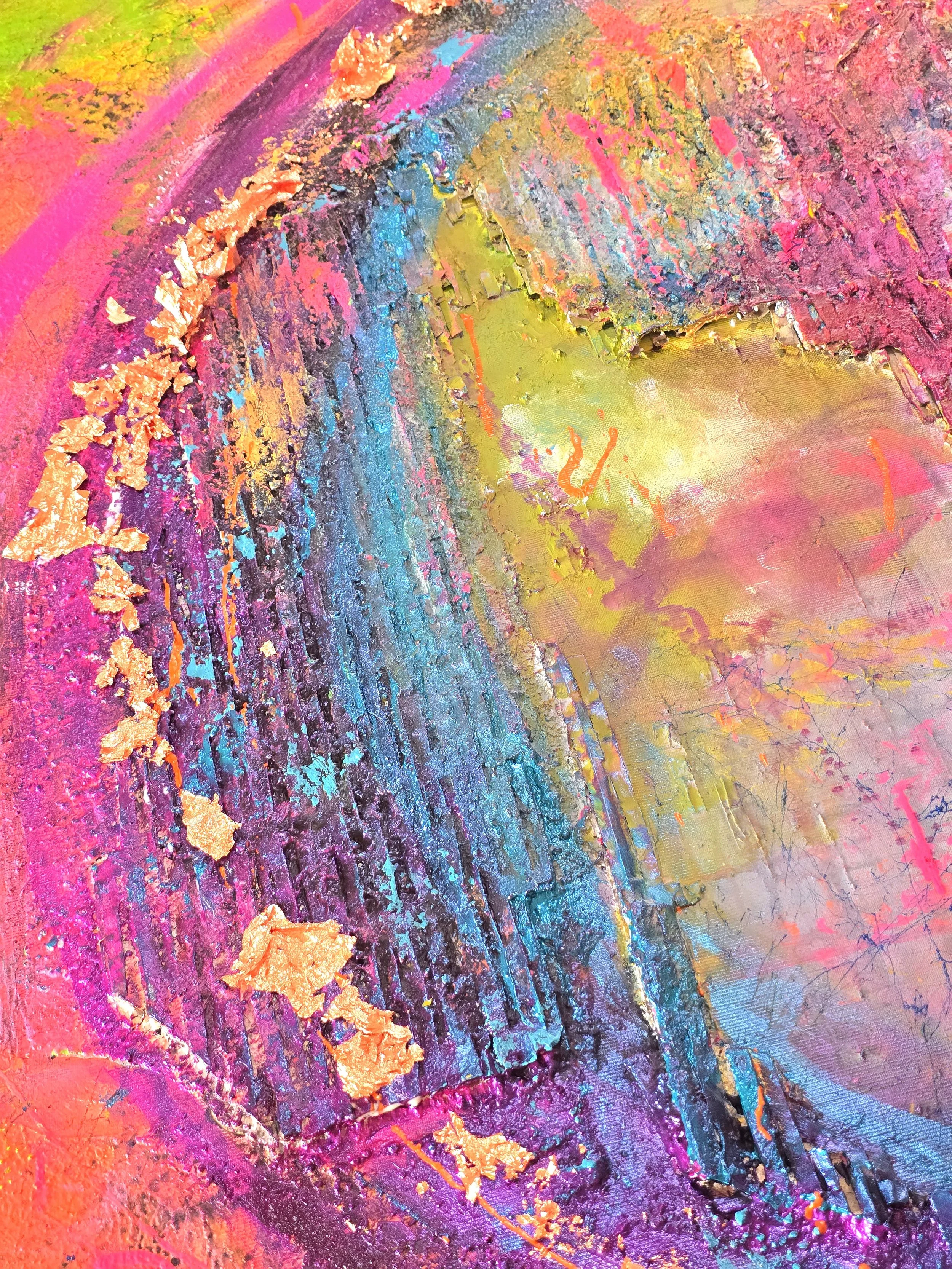Circle "True Colors" / 150 x 100 cm / Leinwand / Detailansicht