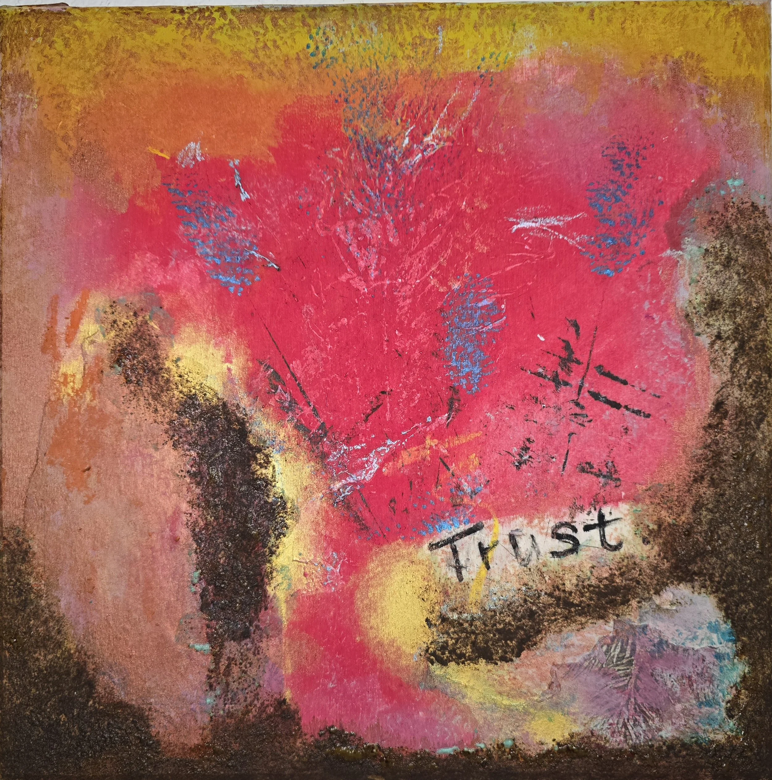 APRIL 2025 / 30 x 30 cm / Holzgrund