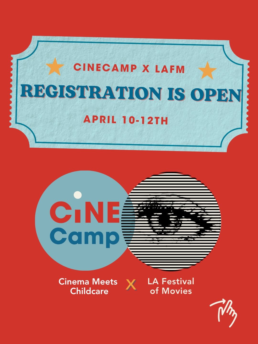 📣Calling all filmmakers and film enthusiasts! Registration for Cinecamp x @lafestivalofmovies is now open. Please visit www.cinecamp.org to register or find the link in our bio.

We have some amazing things planned for you and your Cinecampers at LA