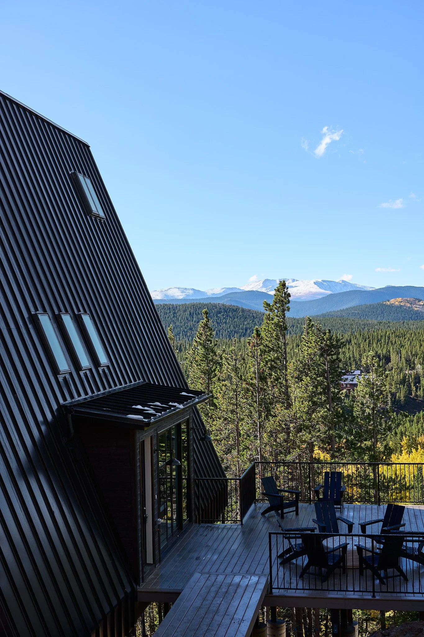 Custom A-Frame short-term rental designed by Sarah Hart Interior Design in Charleston, showcasing luxury interiors with white oak cabinetry, handmade ceramics, and fully custom furnishings.
