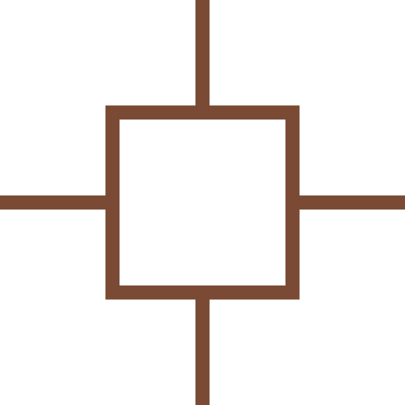 Clarity and Navigation Icon in Copper