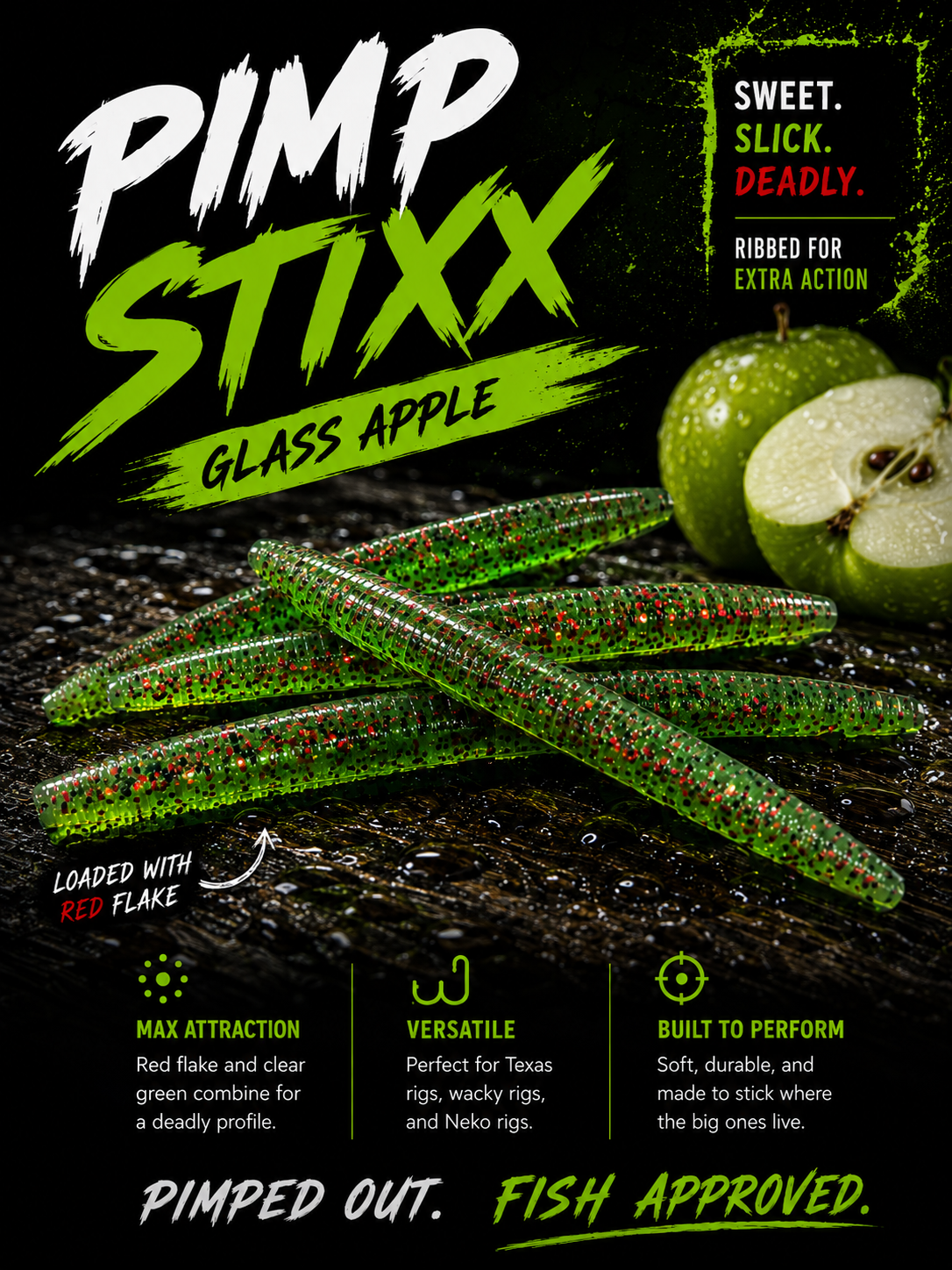 Pimp Stixx ~"Glass Apple" ~ 8ct.