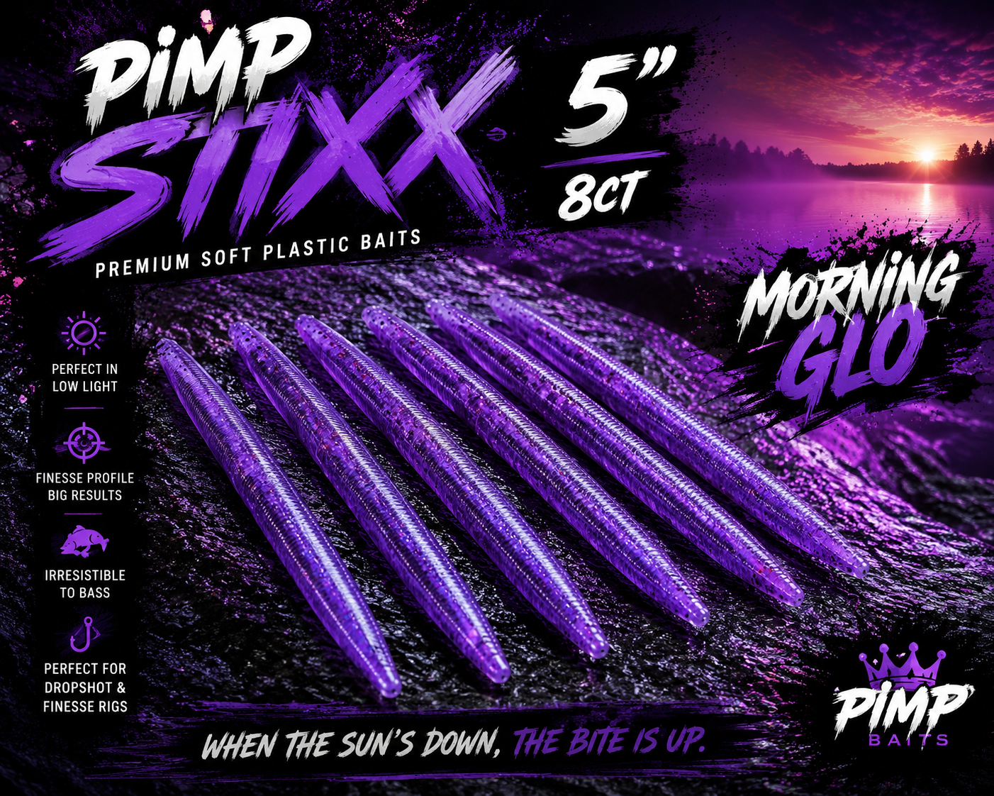 Pimp Stixx “Morning Glo”  ~ 8 count