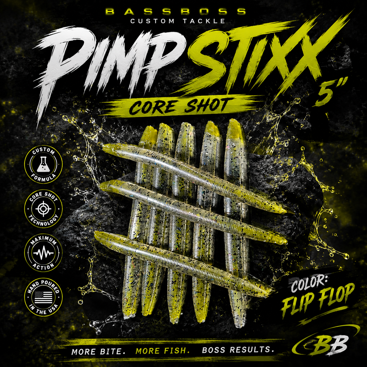 Trixx Stixx 5in. Core Shot ~Flip Flop~ 8ct.
