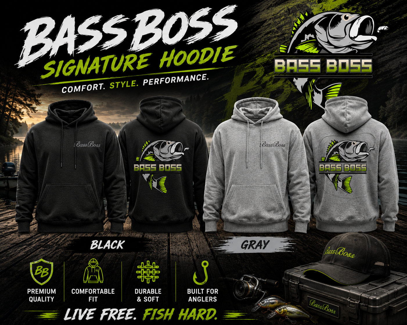 BassBoss Signature Hoodie