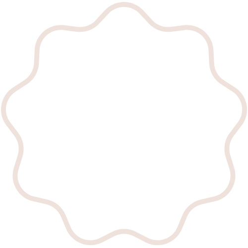 Leadership Coaching - scalloped circle design element