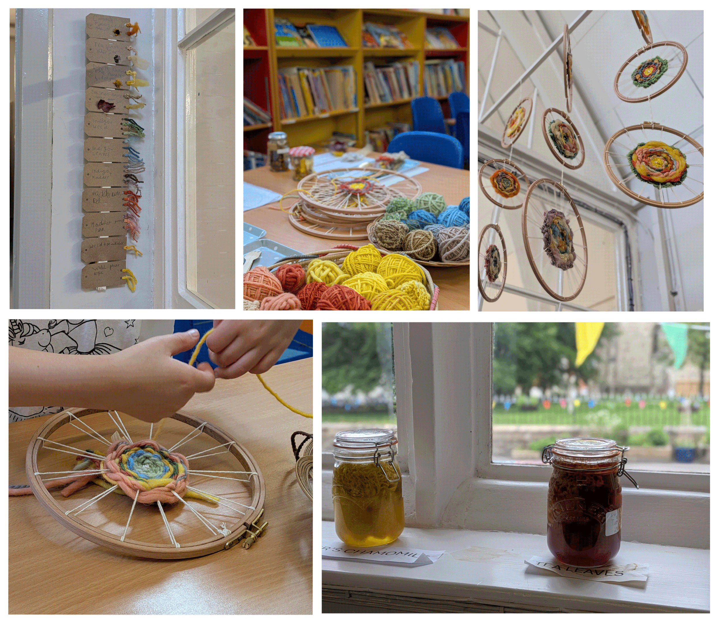 Rainbow Weave School Project 