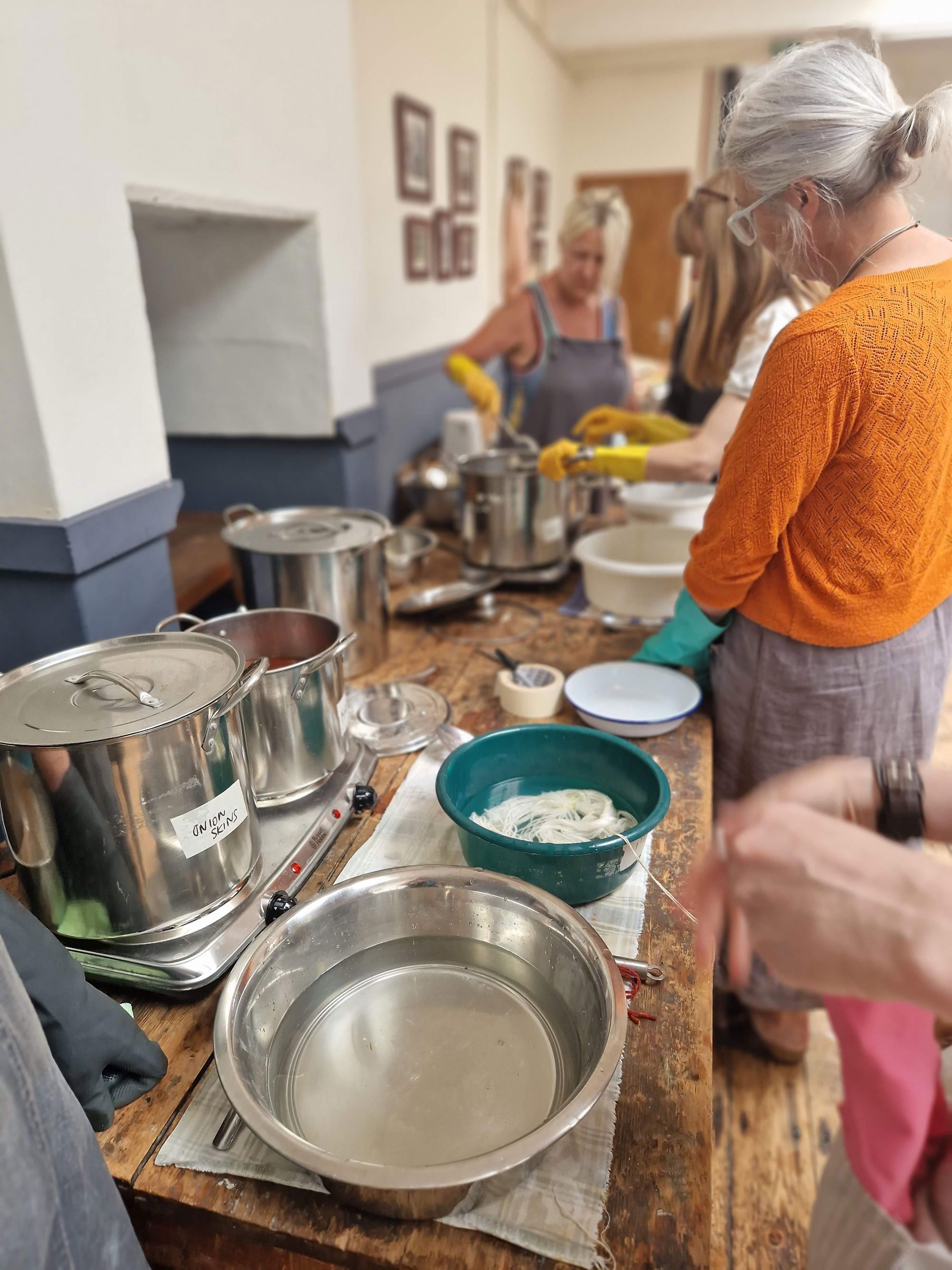 Natural dye workshop
Led by Ginny & Sam 