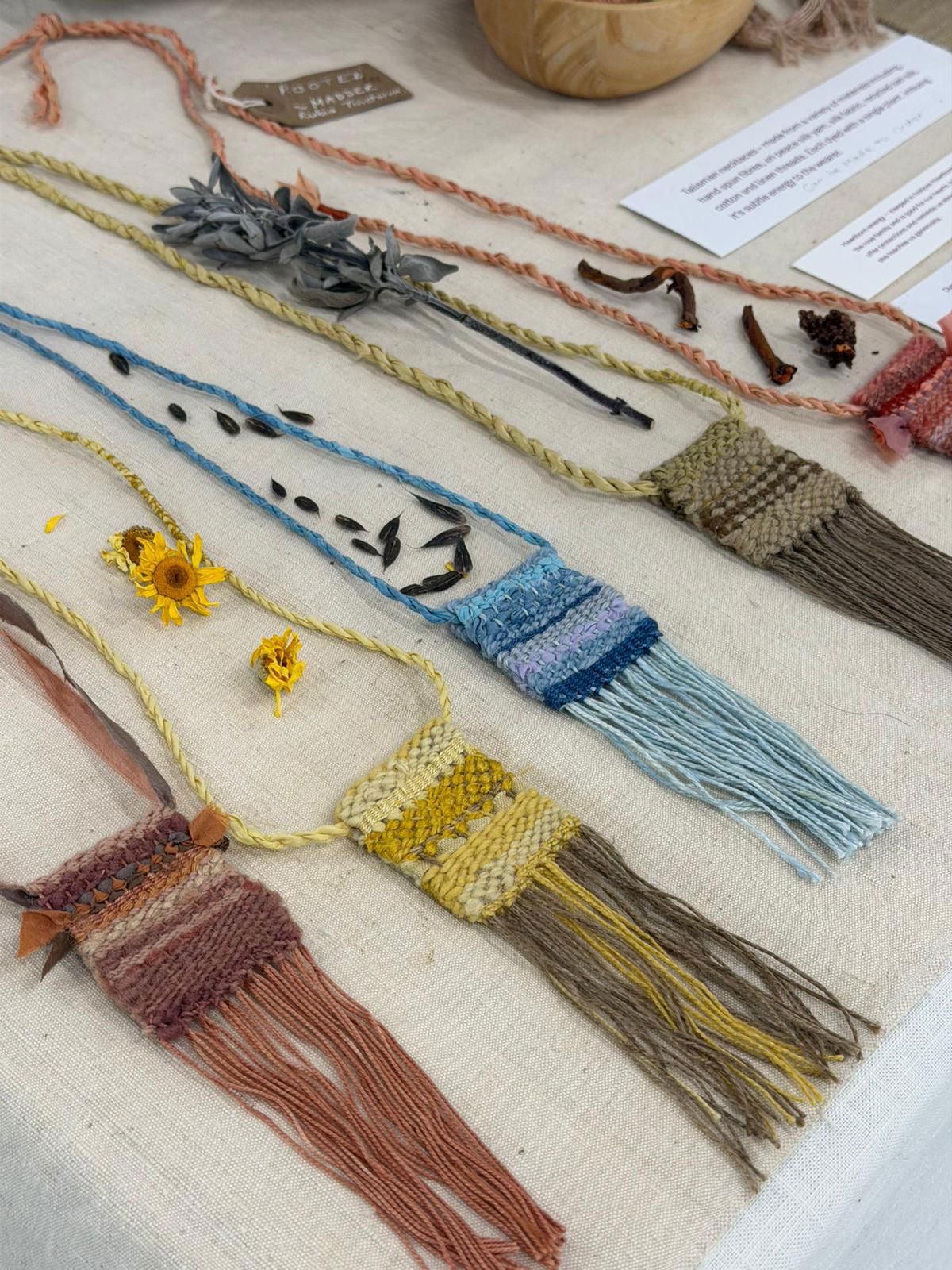 New Talisman woven pieces I have been creating, will be released soon.