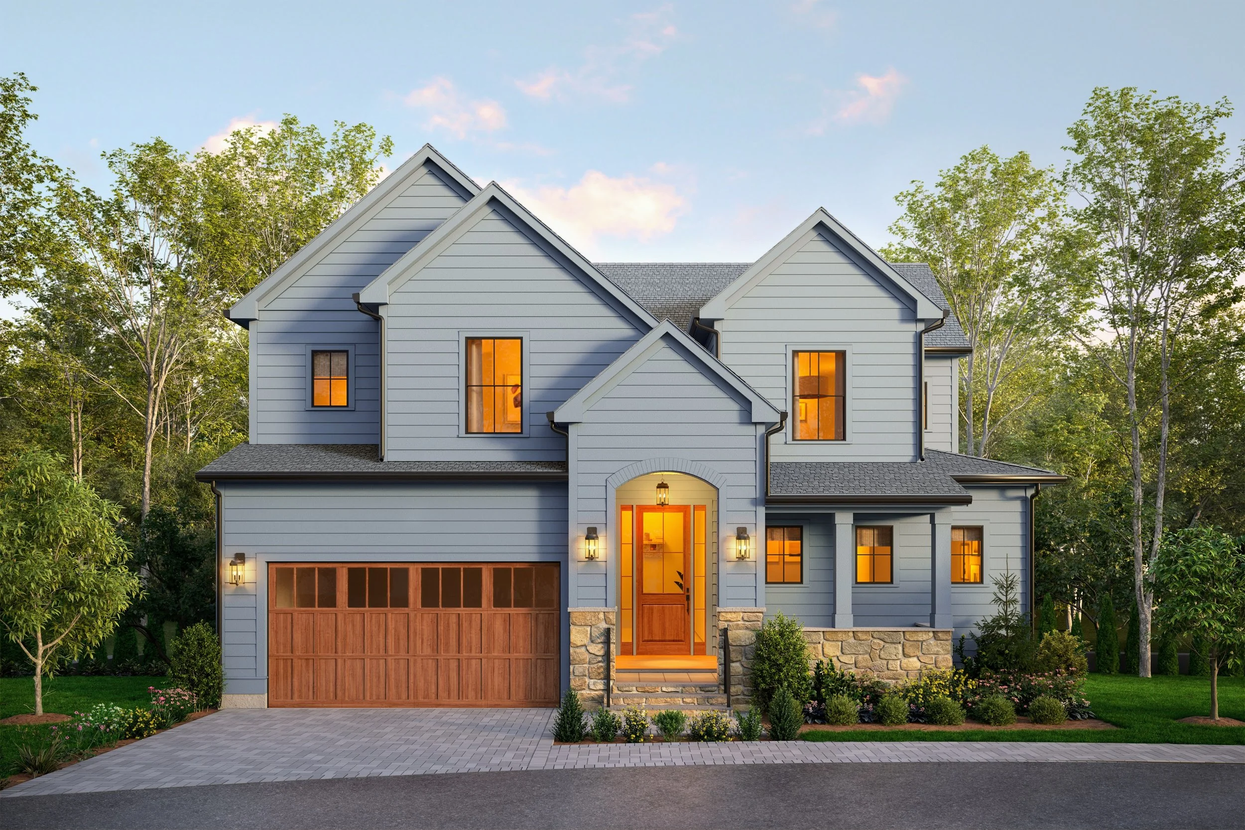 11 Common Court, Lexington MA exterior at Fairland Commons