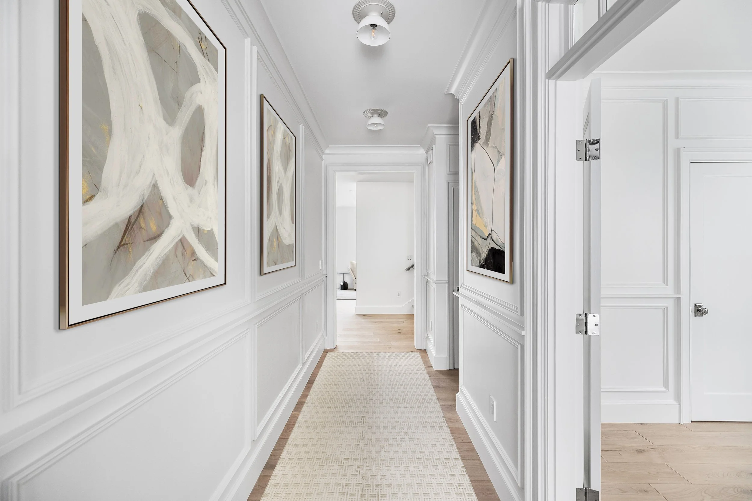 20 Common Court - Front Hallway (Virtually Staged)