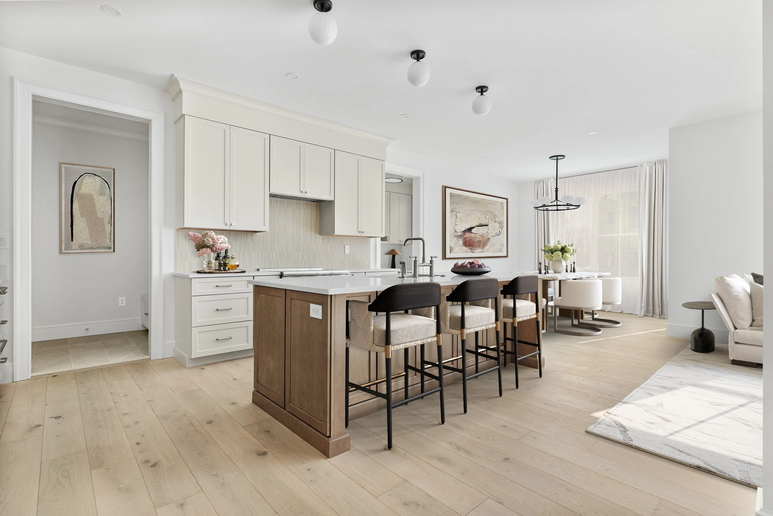 20 Common Court - Kitchen and Dining Room (Virtually Staged)