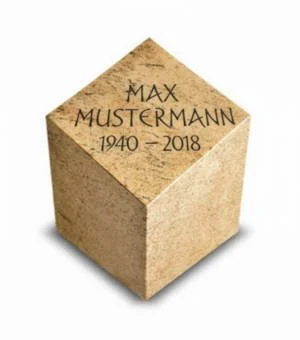 Grabstele, kleines Grabmal mit Namen