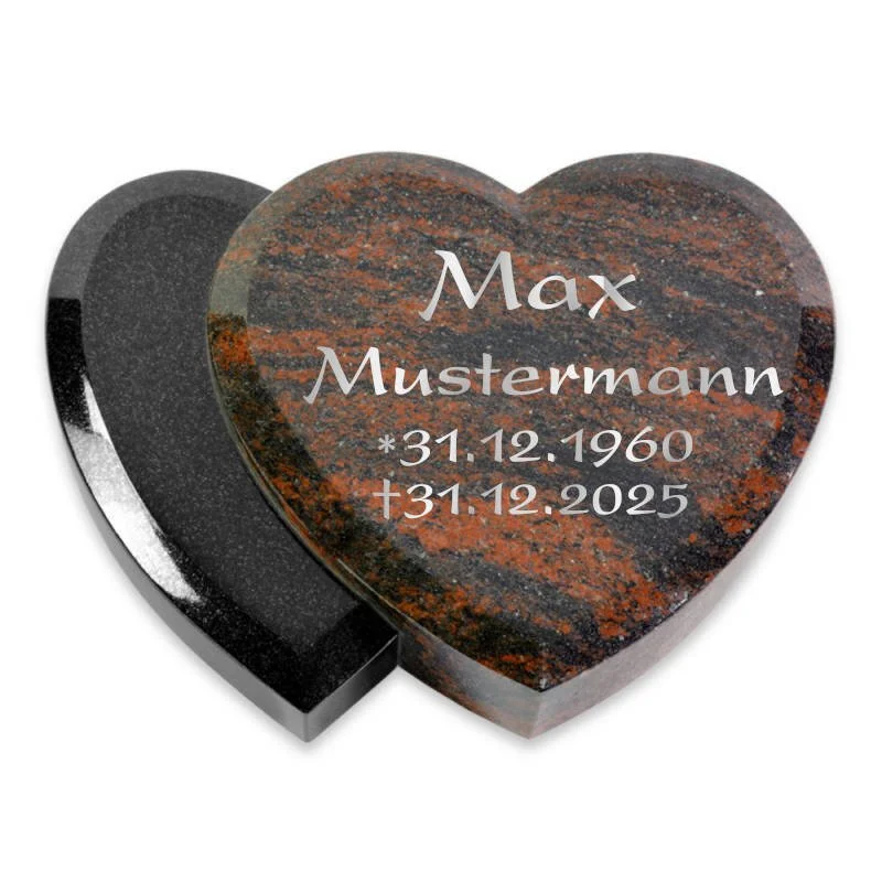 Grabkissen in Herzform