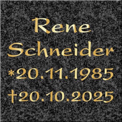 Rasengrabplatte, Grabmal bestehend aus einer Platte mit Namen