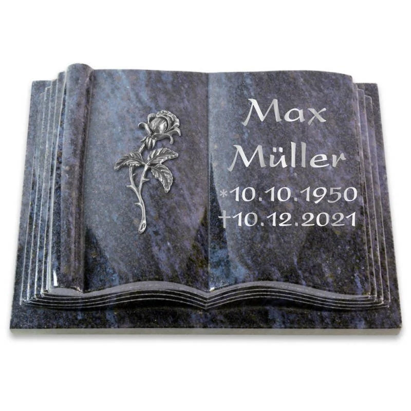 Grabbuch Buchform Orion mit Ornament