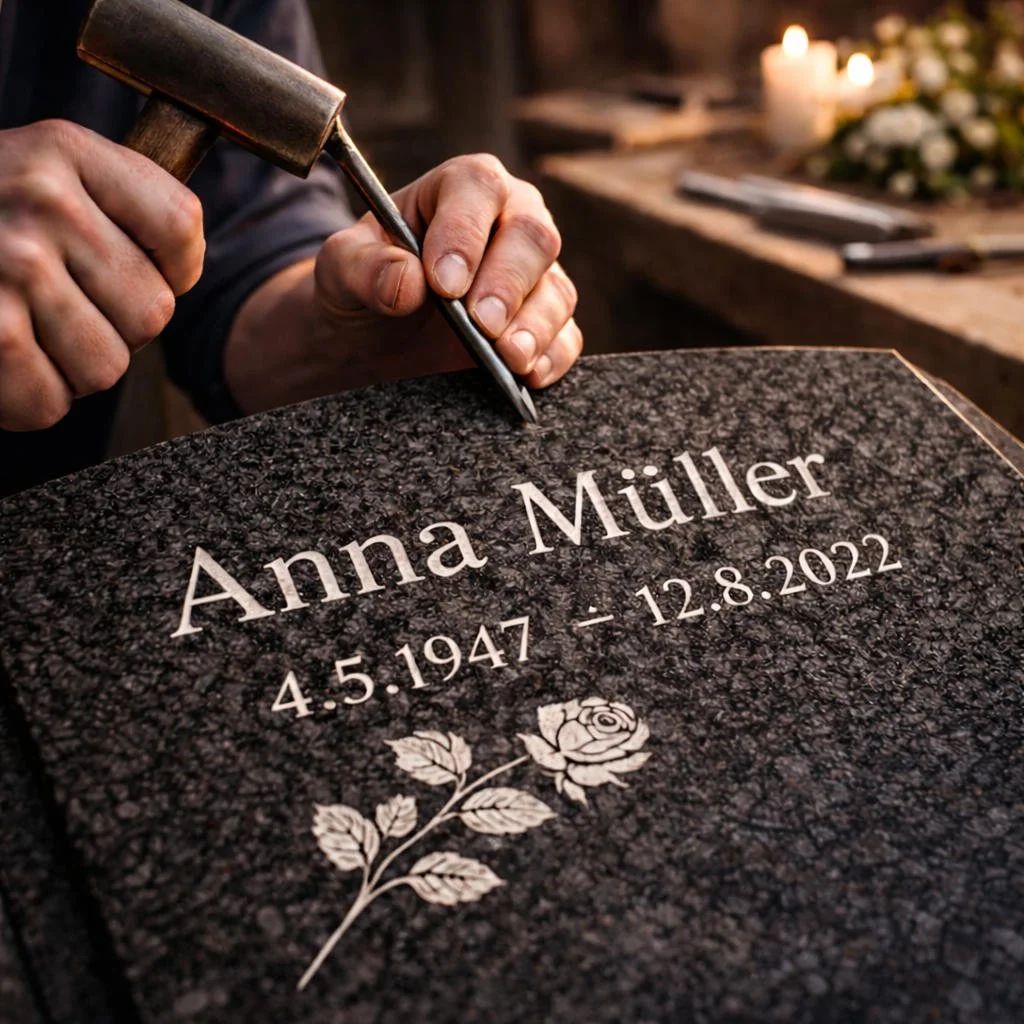 Gestaltung von Grabmalen und Grabsteinen