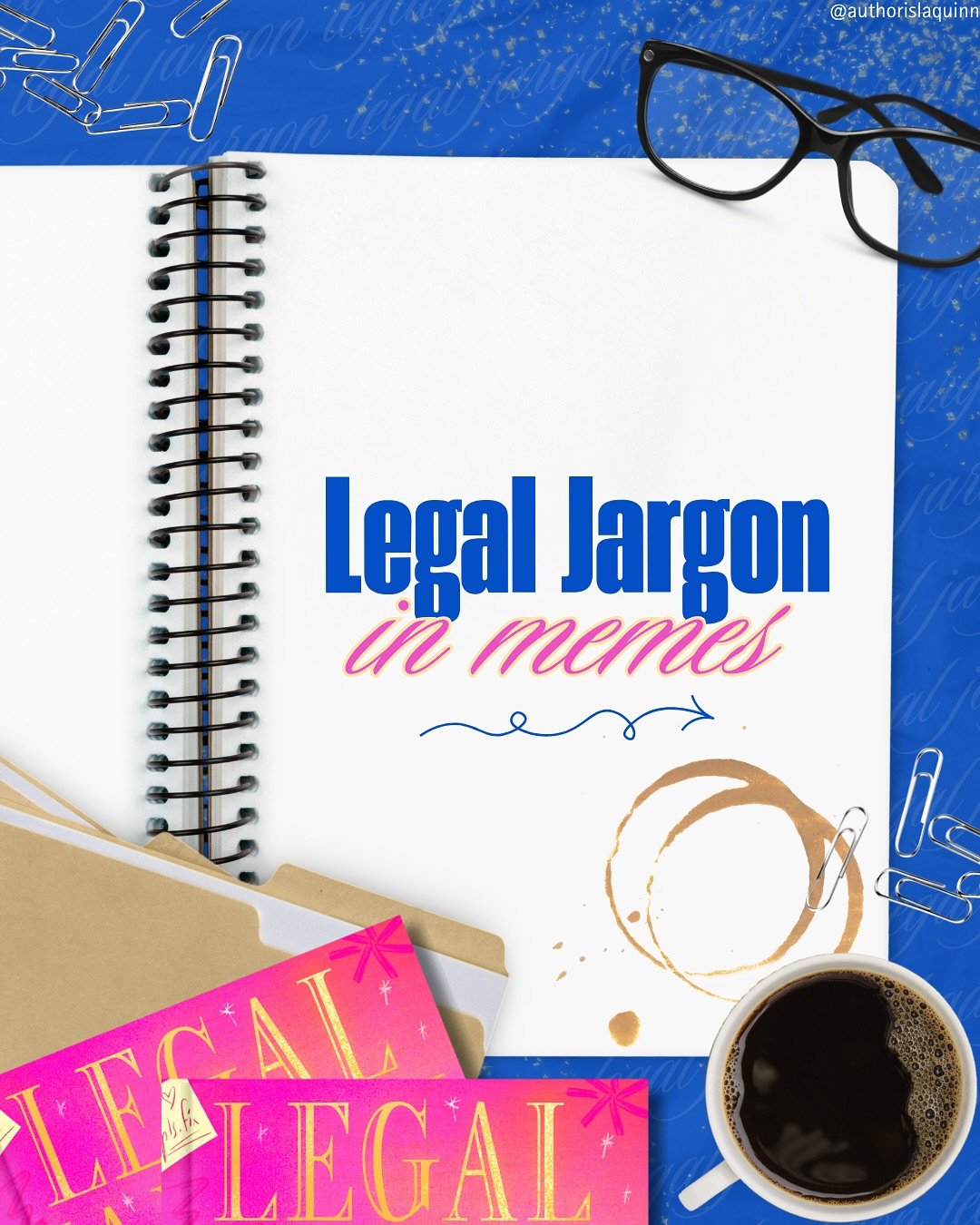 Legal Jargon&hellip; Meme EDITION! This book summed up perfectly in 13 slides tbh. You probably don&rsquo;t even need to read it. I jest, I jest, because please read it 🙏🥹

#bookmemes #holidaybook #spicybooks #legaljargonbook #islaquinn