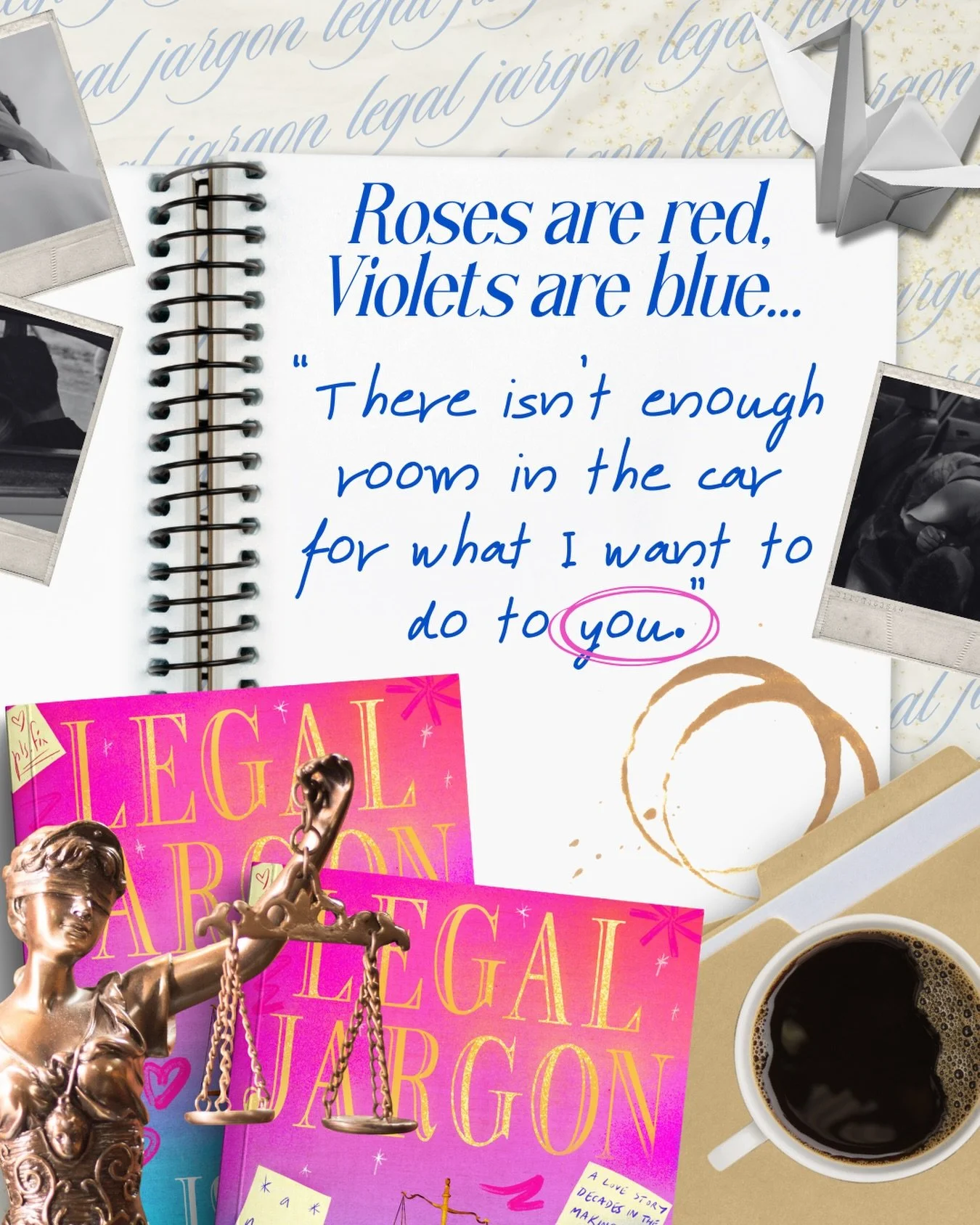 💘 a very sweet and spicy poem from your favorite book boyfriend 💘

📚: Legal Jargon by Isla Quinn

#bookstagram #booklover #booklover #igreads #readersofinstagram book bookworm bookish reading instabook romcoms workplaceromance holidaybookrecs book