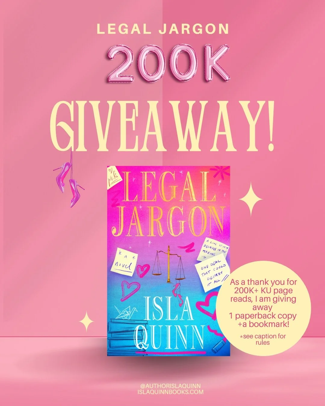 ✨200K G!VEAWAY! ✨You guys made it happen, we reached over 200K page reads on Kindle Unlimited (207k as of today) so let&rsquo;s celebrate !!!🎉 A very SPECIAL shout out to my readers in the UK, Australia and the US, you were my biggest supporters wit