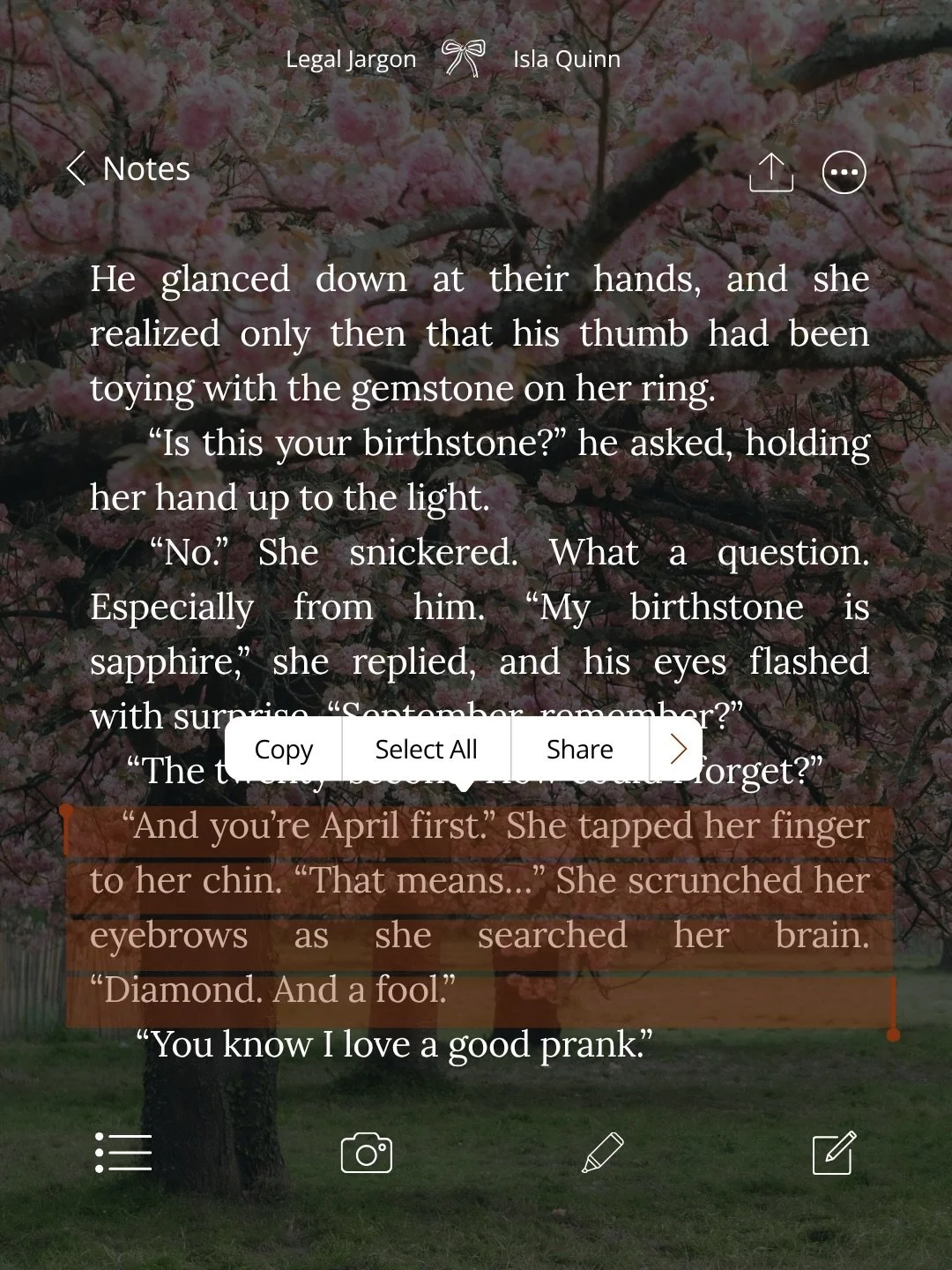 ✨🌧️APRIL🌧️✨ is a very special month for many reasons ✨

Firstly, happy birthday to our favorite book boyfriend, Liam Hearst !!!!🎉 🎂🥳🎈🎁

Did you catch these other special April moments in the book 👀?

📚: Legal Jargon by Isla Quinn

🏷️ #books