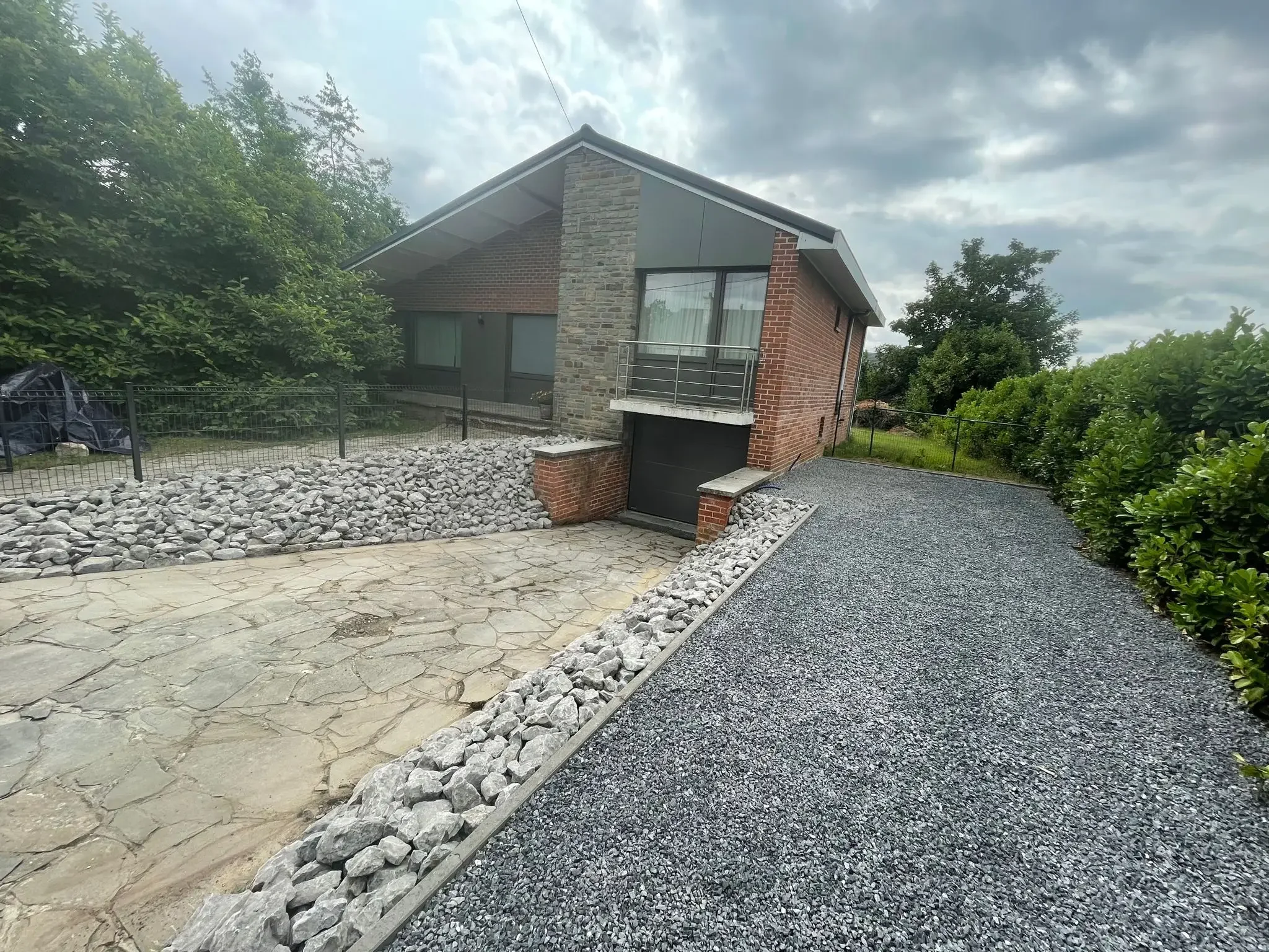 aménagement extérieur Huy Marchin Clair et vert