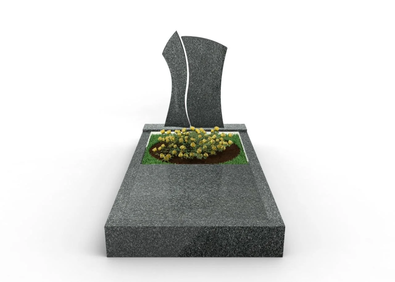 Granit Grabstein vom Steinmetz in Hamburg.