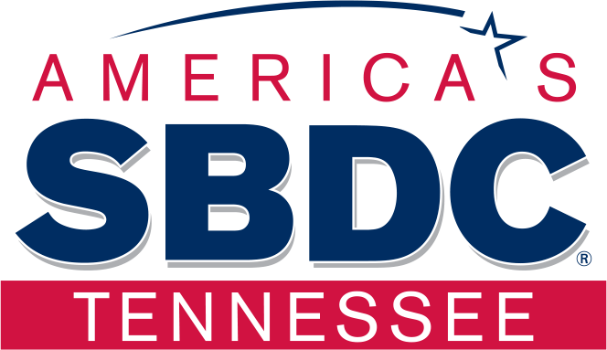 Logo for America’s SBDC Tennessee with a star and an arc above the text.