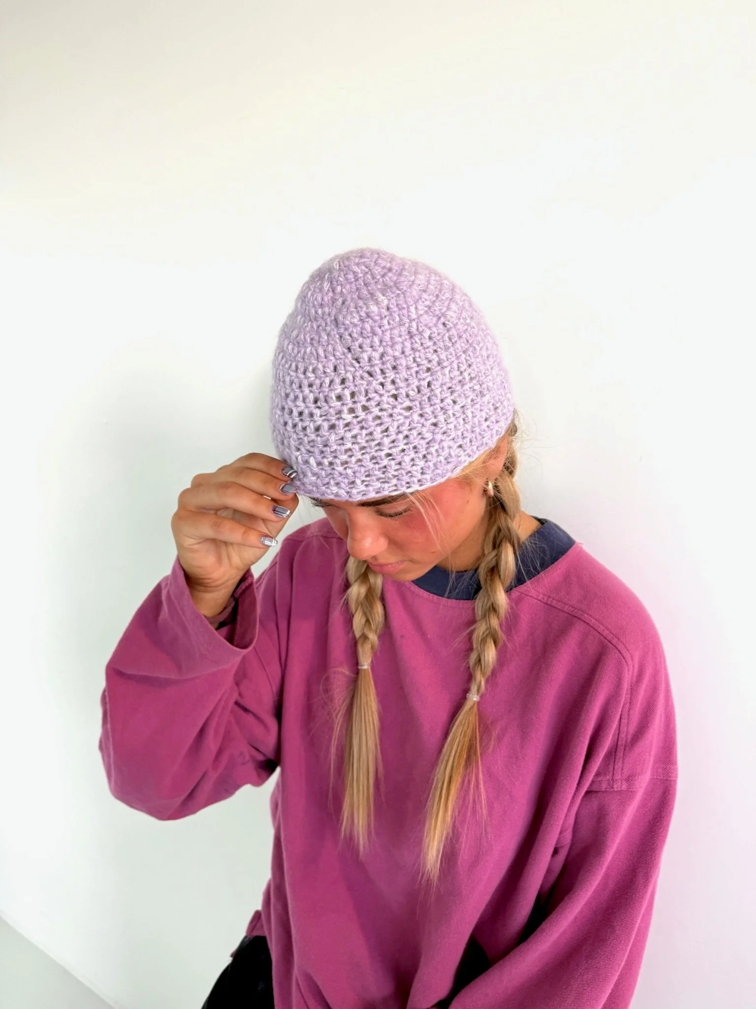 brushed light purple