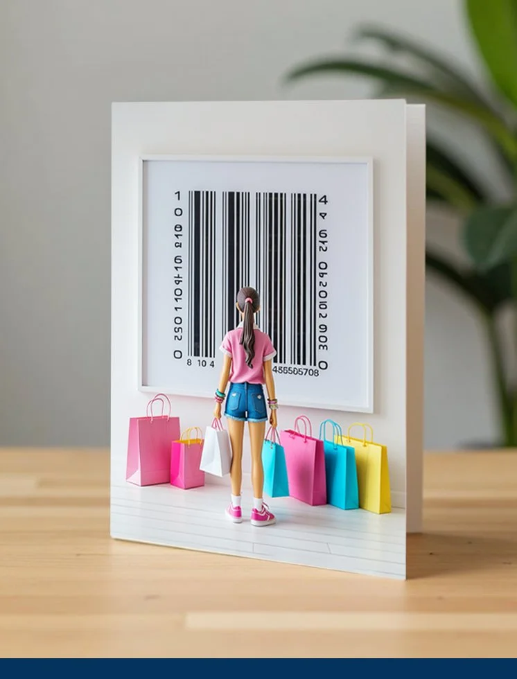 Pocket Gallery card: “The art of consumption”