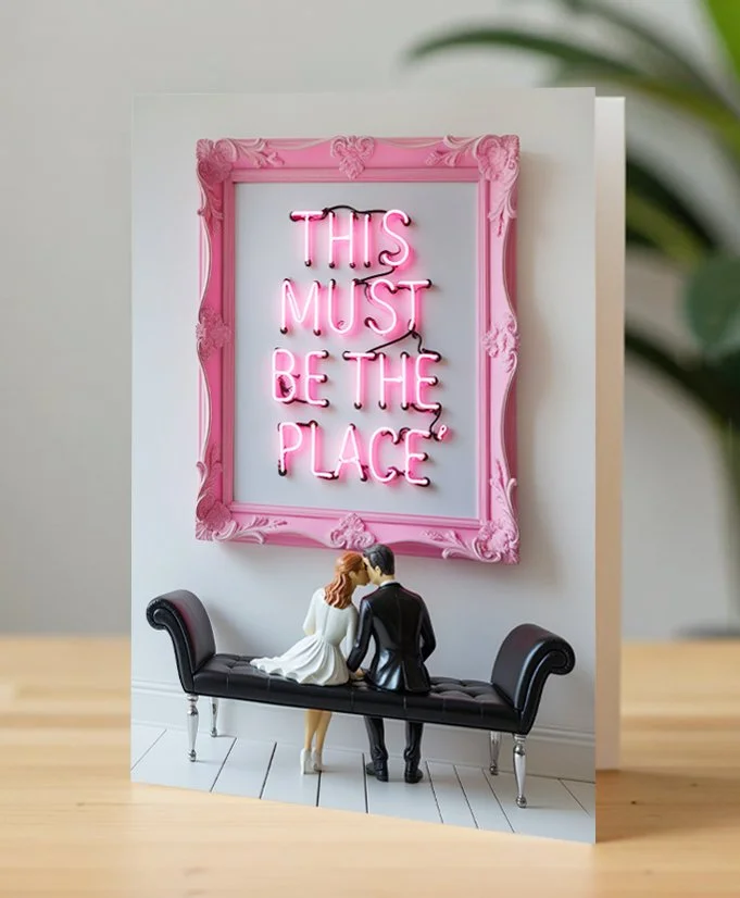 Pocket Gallery card: "This must be the place"