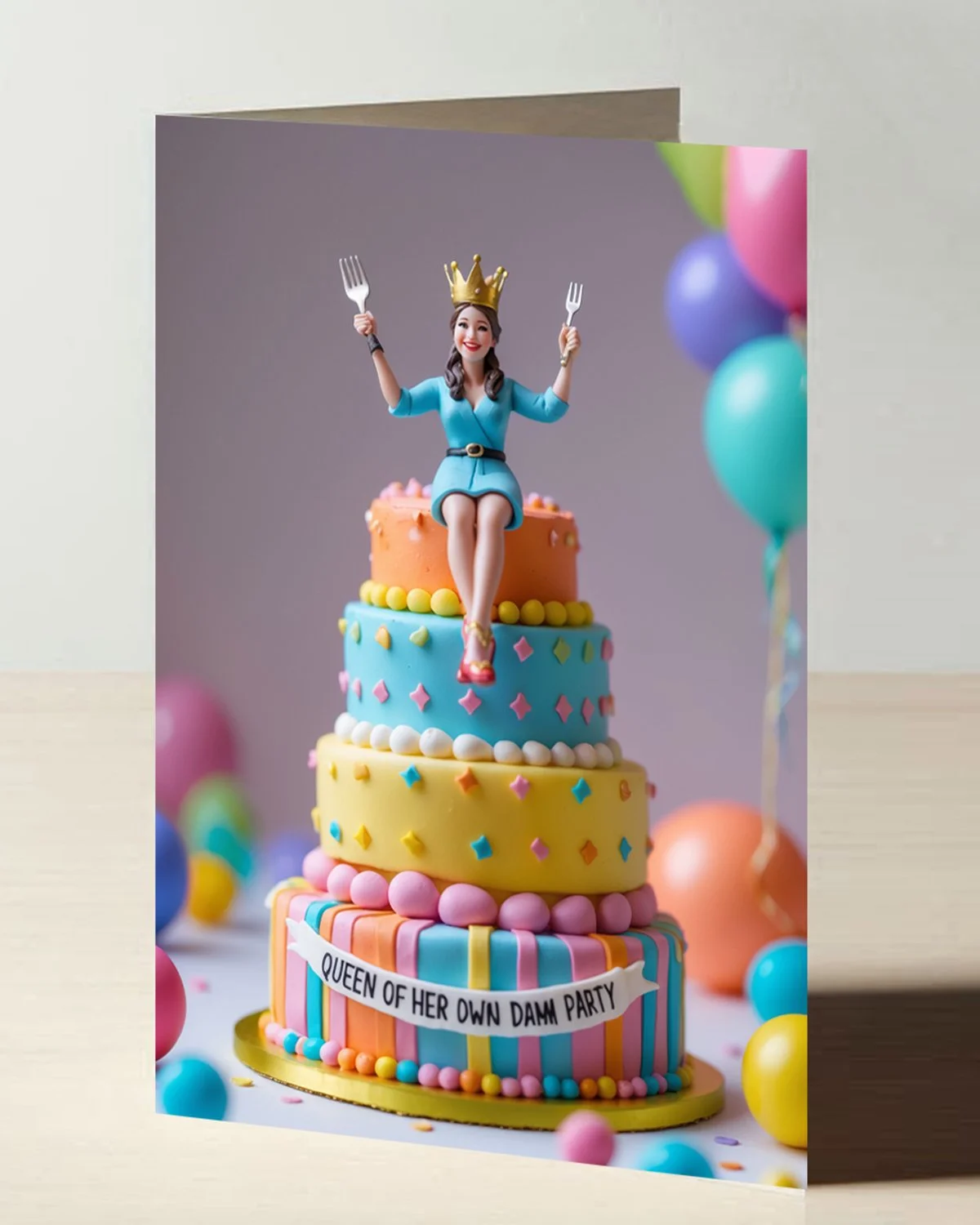 Pocket Messenger Cards: Birthday Queen