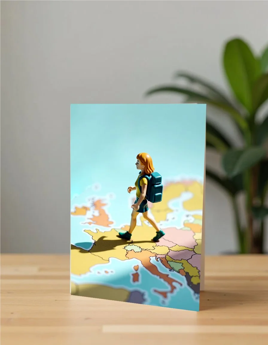 Pocket Messenger cards:  Bon voyage