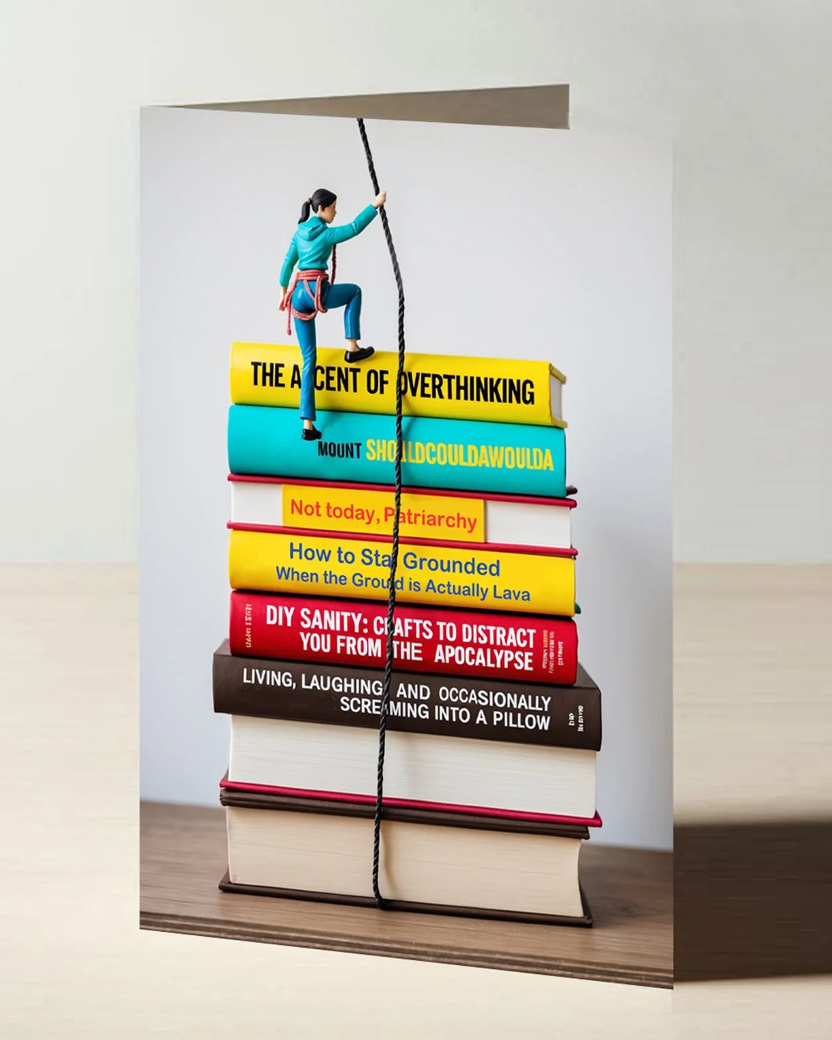 Pocket Messenger Cards: Climb that Book Mountain