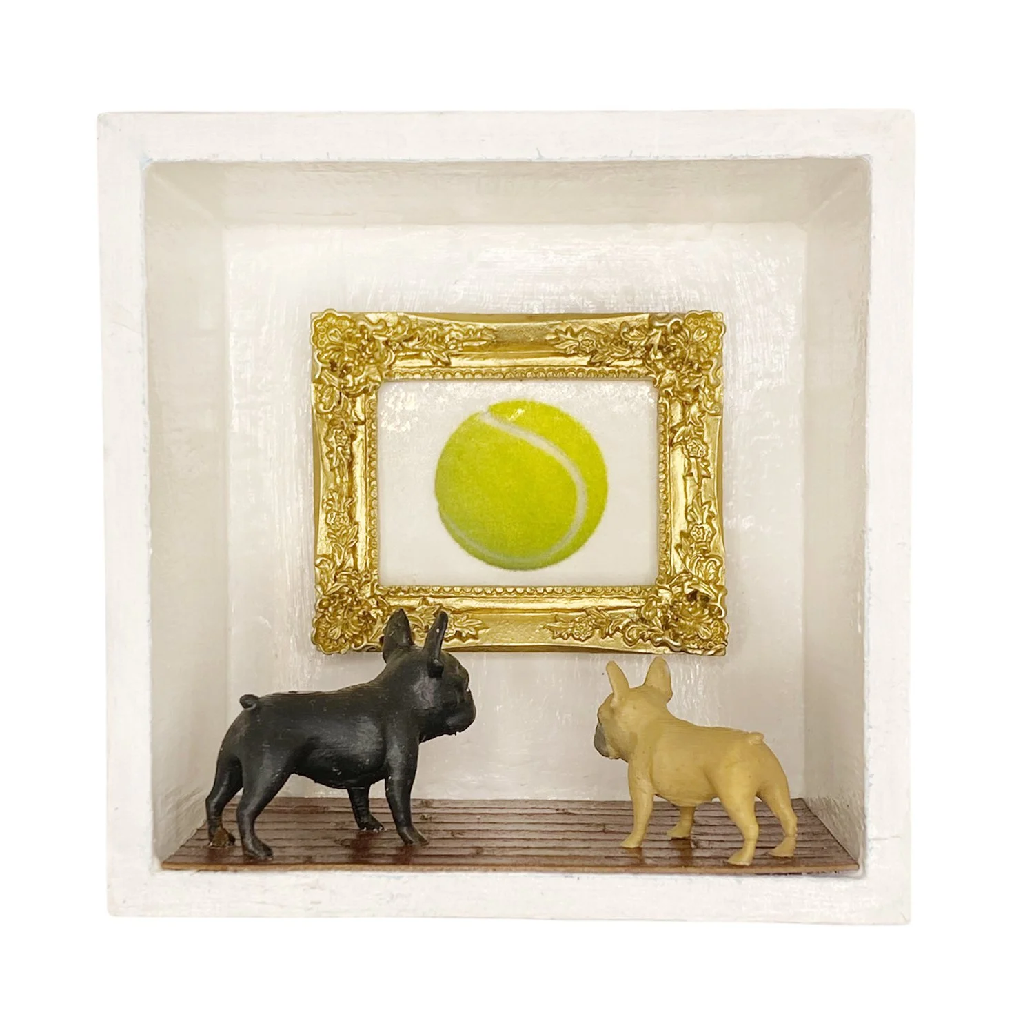 Dog Gallery Blonde & Black Frenchies