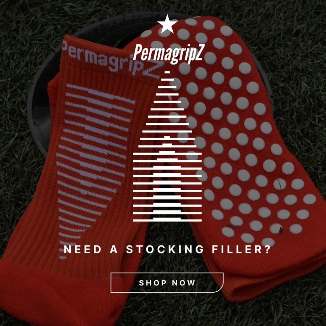 Christmas sorted&hellip;🎅

Struggling to find a gift for your sporting friends/family 

Look no further, grip socks are a great gift for tour loved ones or even for yourself&hellip; 

Message today to order! 🎄

Website coming soon..