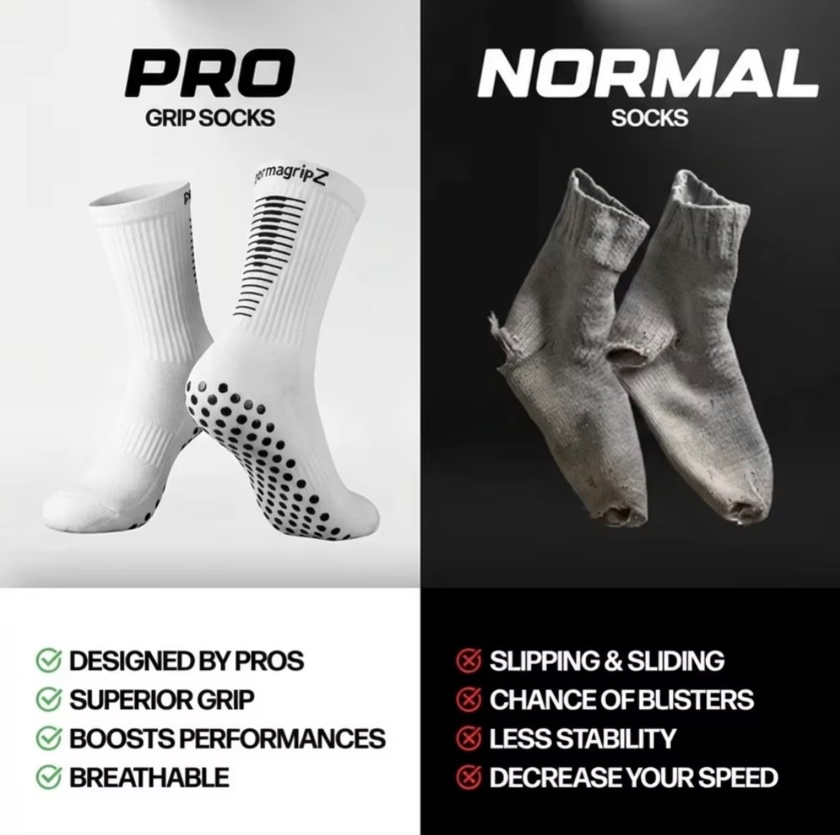 Play faster. Train harder. Perform better ⚡️

Link in Bio 

#gripsocks #training #sports #athlete #style