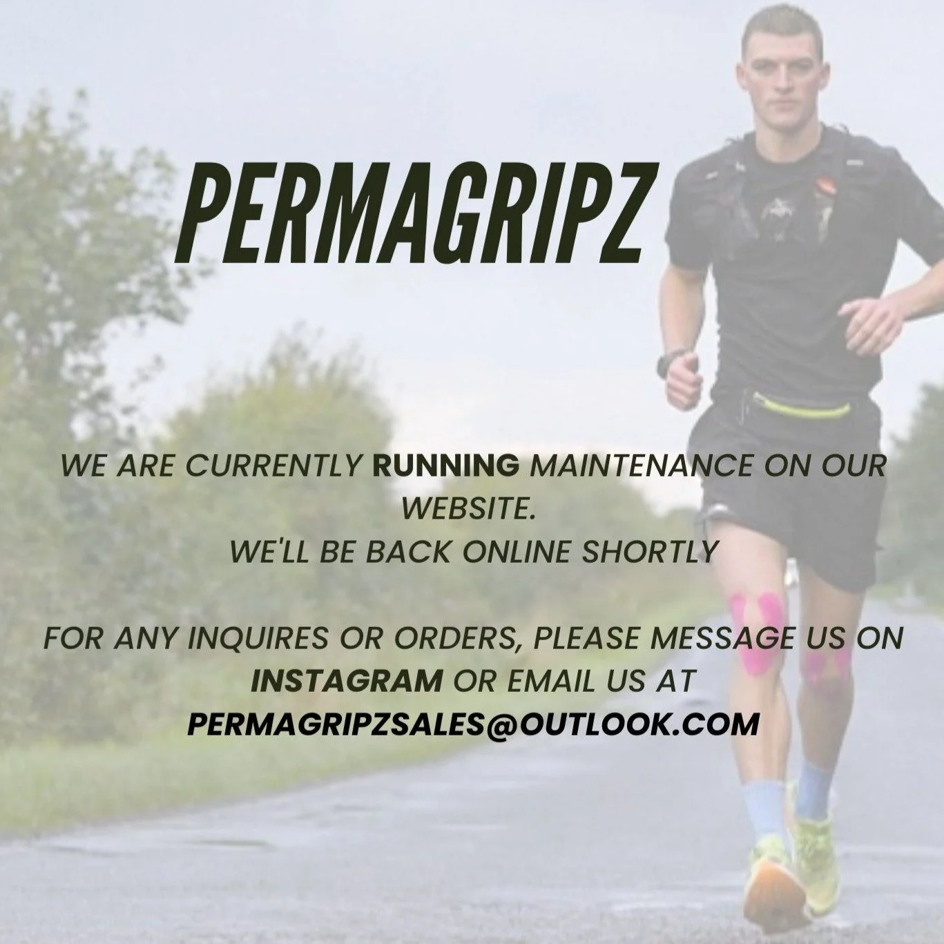 Our site is getting a little upgrade... Unfortunately that means it is offline until further notice! 

Any questions or order requests, please send us a DM or email us 
Permagripzsales@outlook.com