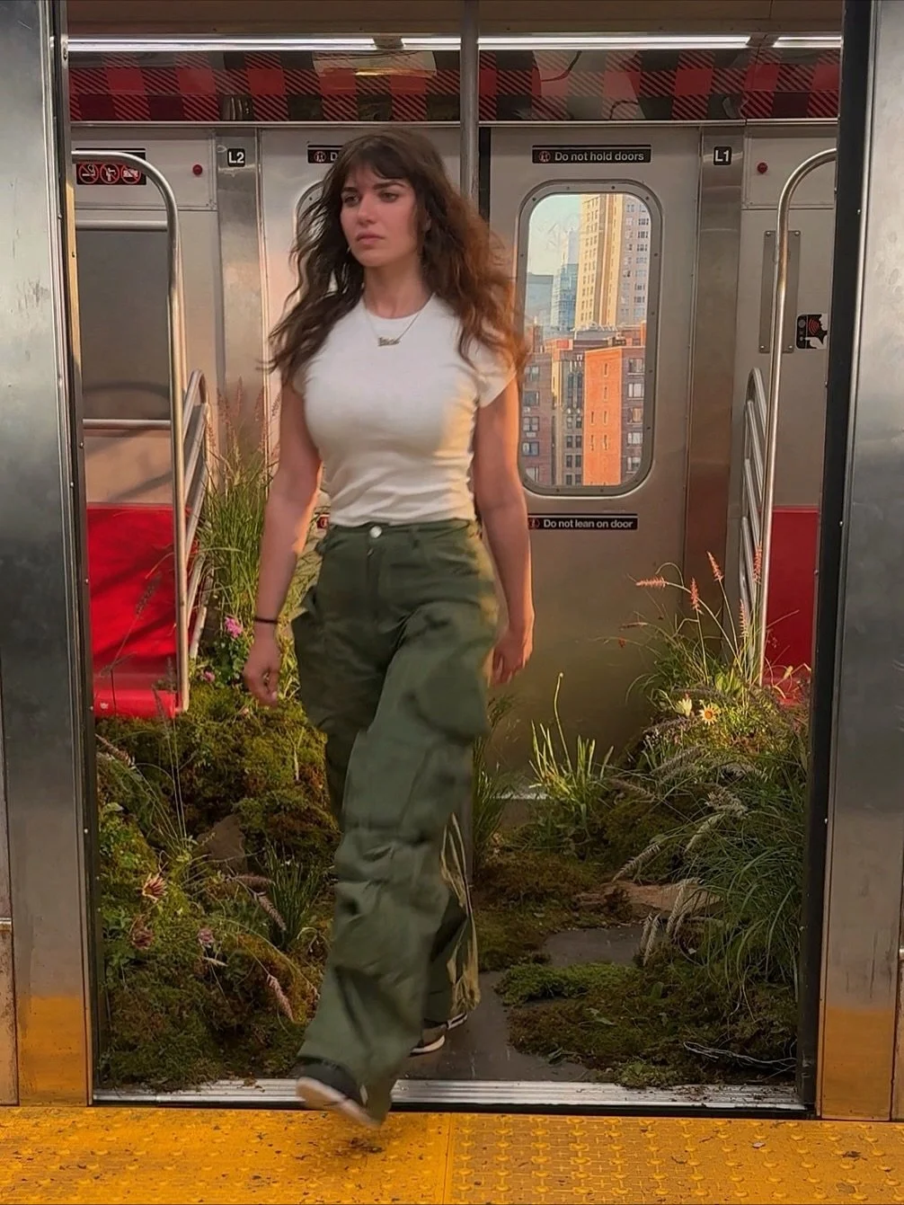 Wait, so your train doesn&rsquo;t have a meadow &mdash; tragic. Grew a sheep&rsquo;s meadow in the subway for Target with all New York native flora. They grew here, you flew here! Baaahhh. 🐑 

Ty @vivvswift
