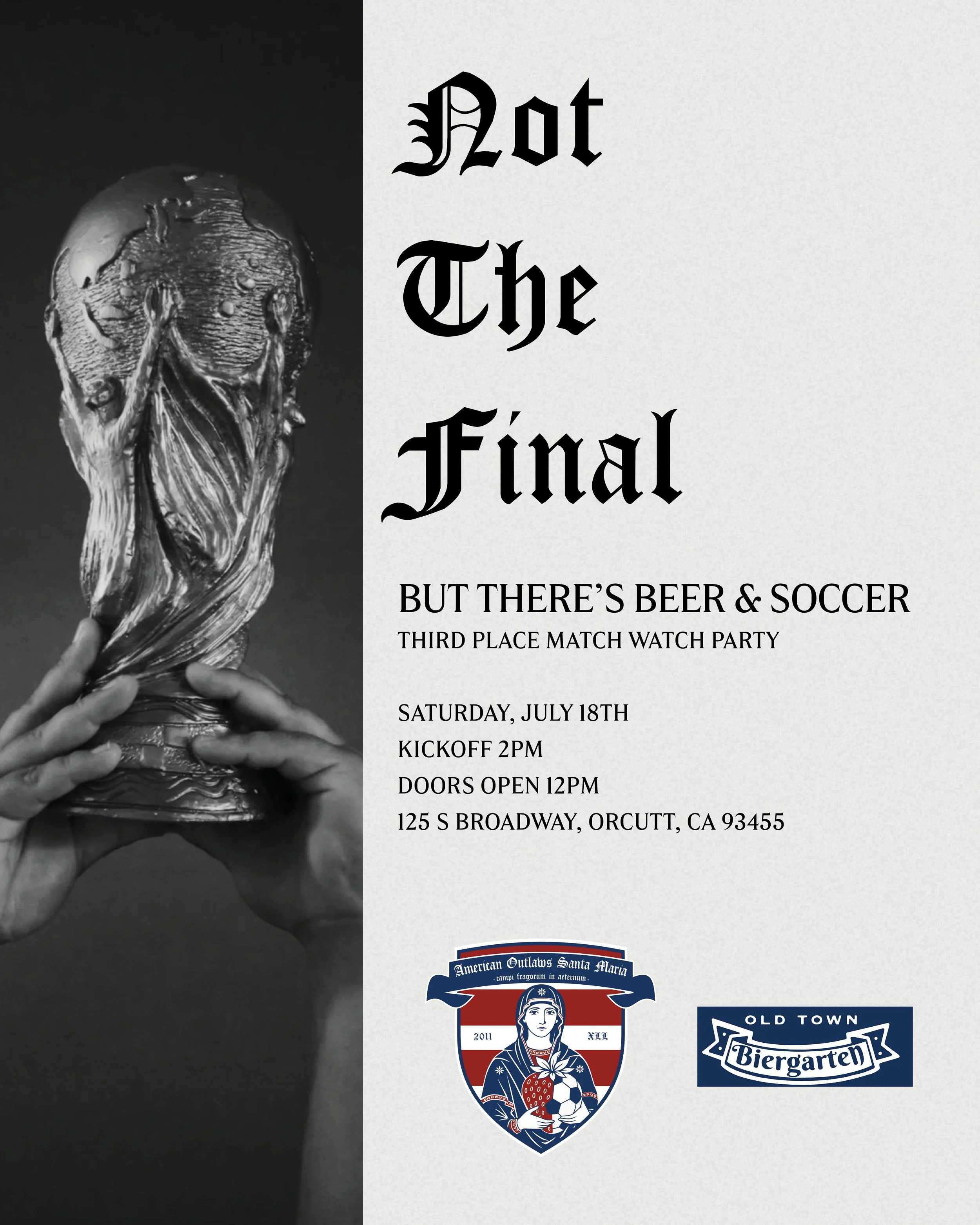 Third Place Match Watch Party