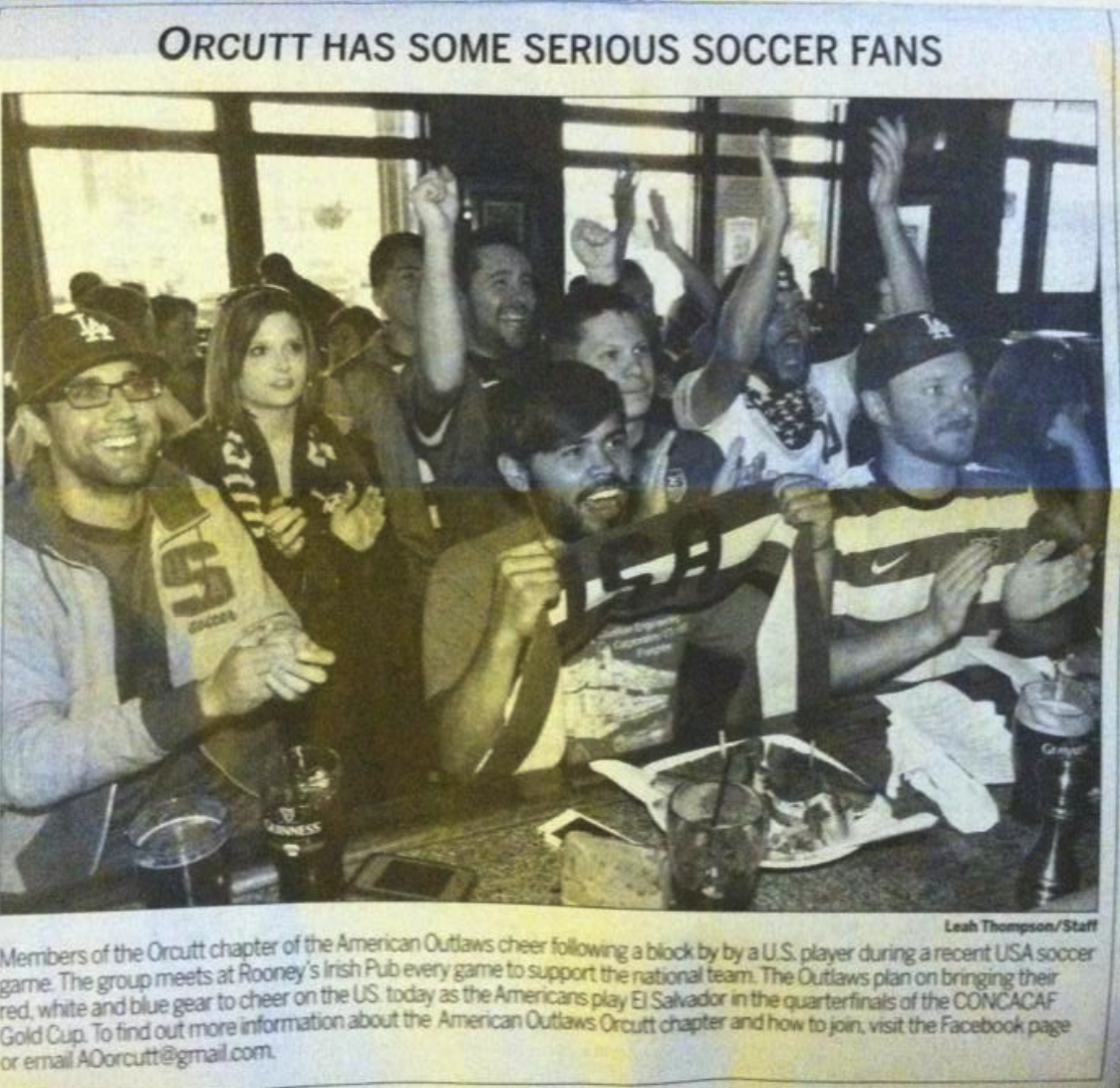 Santa Maria (Orcutt) American Outlaws Times Clipping