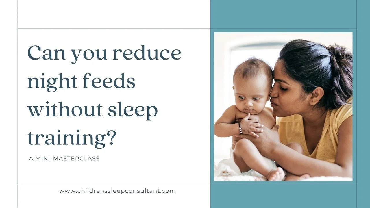 Can you reduce night feeds without sleep training?